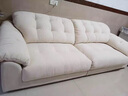 全友家居现代简约云浪沙发客厅可拆洗布艺沙发小户型2025新款直排沙发 【常规款 | 10防猫爪绒】奶酪白 | 3m 母婴可接触面料+全拆洗+白鹅毛+加大坐深 实拍图