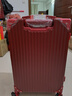 ELLE法国行李箱时尚红色22英寸结婚陪嫁婚箱密码箱拉杆箱女士旅行箱 实拍图