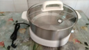 九阳（Joyoung）0涂层秒涮电火锅火锅专用锅电锅家用4-8人不粘分体式可拆洗多功能电蒸锅不锈钢电煮锅6L火锅锅GN64 实拍图