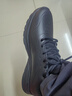 特步运动鞋男鞋跑鞋冬季皮面防水轻便减震健身休闲慢跑步鞋子男黑色 实拍图