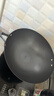 中康铁锅炒锅不粘锅经典款深氮极铁锅圆底精铁无涂层防锈明火燃气34cm 实拍图