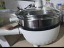 美的（Midea）电炒锅 电蒸锅 电煮锅 家用多功能电火锅 煎炒蒸煮炒菜锅 4L多用途锅一体宿舍锅 HCG2816 配蒸笼 实拍图