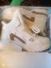 品牌断码女鞋冬季加绒运动鞋女大码棉鞋加厚防滑雪地靴皮面防水休闲小白鞋秋冬款青少年学生百搭潮鞋ins潮厚底老爹鞋 E59米色【加绒】 42 实拍图