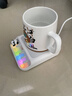 潮拍恒温保温加热杯垫家用暖杯垫热牛奶神器恒温杯垫加热器 白色 0.5L 四档调节+钢琴按键+氛围灯光 N12熊猫暖杯垫 实拍图