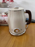 美的（Midea）艺术家电热水壶  烧水壶自动断电保温一体  1.6L大容量电热水壶 316L不锈钢恒温壶 精准控温 63-Q 实拍图