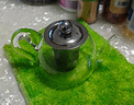 金灶（KAMJOVE）玻璃泡茶壶飘逸杯 茶道杯茶水分离杯 迷你玻璃茶壶过滤内胆茶具 AM-718/250毫升 实拍图