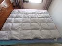 富安娜90%鸭绒羽绒被加厚被子单人学生被芯 1000g羽绒152*210cm 蓝 实拍图