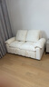 法莎蒂云漫可拆洗沙发床单双人可卧两用床小户型折叠沙发简约书房 1.6米双人位【半拆洗设计 告别污渍烦恼】 【雪尼尔婴儿绒】无粉竹炭海绵+天然异色羽绒（白色） 实拍图
