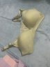 十月结晶 孕妇内衣女聚拢哺乳文胸怀孕期喂奶专用上开扣文胸 绿格 L码 实拍图