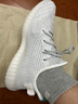 H8奢椰子鞋350鞋子男鞋2025新款透气网面莆田男鞋休闲运动跑步鞋 白满（BT版本） 42 实拍图
