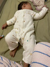 贝瑞加（Babyprints）新生儿连体衣初生男女宝宝夹棉哈衣加厚保暖护肚爬服柔软 企鹅52 实拍图