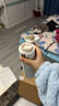 京东京造保温杯 水杯男女 316不锈钢学生礼物送老师【一键弹盖】白480ml 实拍图