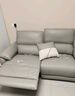 芝华仕（CHEERS）头等舱贵族皮沙发法式奶油电动功能家具慵懒小象11323灰三双 实拍图