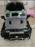 爵士酷派牧马人儿童电动车可坐大人宝宝四驱越野车男女孩遥控玩具电动汽车 高配+灰色+皮座+软轮+12V10A电瓶 实拍图
