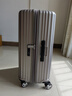 新秀丽（Samsonite）行李箱25英寸拉杆箱竖条纹大容量旅行箱托运密码箱拿铁咖GU9 实拍图