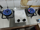 万和（Vanward）【小灶君B6·全可拆炉头】天然气燃气灶5kW不锈钢烟灶联动国家补贴20%嵌入家用煤气双炉具台B6B60 实拍图