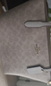 蔻驰（COACH）【品牌直供】女士FIONA24手提单肩托特包沙黄配白垩色CBT18 实拍图