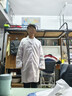 乐优佰易 长袖白大褂 标准款M码 医生男女学生化学实验用工作服 实拍图
