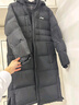 李宁火锅羽绒服丨挡风防泼水科技女秋冬季显瘦简约连帽长外套AYMU502 实拍图