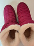 足力健老人鞋中老年人女棉鞋妈妈棉鞋25932051J 酒红-女款    41    实拍图