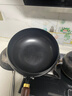 章师傅【三次开锅发货】古法大肚锅正宗章丘家用铁锅不粘锅炒锅加厚厨具 28CM大肚锅+玻璃盖+(送锅铲) 28cm 实拍图