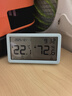 得力(deli)室内温湿度表 LCD电子温湿度计 婴儿房室内温湿度表 办公用品儿童礼物老人礼品蓝色 实拍图