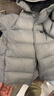 巴拉巴拉（BALABALA）童装儿童羽绒服两件套男童女童宝宝冬装连帽外套 灰白色调00421 130 充绒量46g 实拍图