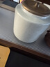 苏氏陶瓷（SUSHI CERAMICS）茶叶罐时尚亚光铁锈茶具配件（白） 实拍图