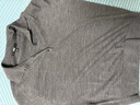 优衣库女装精纺美利奴羊毛POLO领针织衫/通勤478333 07 青灰色 L /160/88A 实拍图