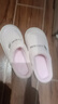 小熊小兔新款秋冬季情侣保暖学生男拖鞋女厚底防滑外穿居家棉拖鞋 小熊小兔棉拖-粉色 38-39 适合37-38 实拍图