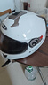 野马（YEMA）3C认证828S摩托车头盔男全盔冬季双镜片机车安全帽 四季通用 均码 白色+防雾贴片 实拍图