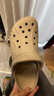 卡骆驰（CROCS）洞洞鞋贝雅男鞋女鞋轻便耐磨一脚蹬拖鞋休闲鞋|10126 卵石色-2V3 39 (240mm) 实拍图