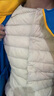 鸭鸭（YAYA）佟丽娅同款轻薄羽绒服女新款冬季短款圆领内胆修身时尚薄外套男 米白色【女款无领】 L 【建议100-115斤】 实拍图