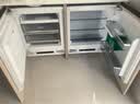 领厨台下嵌入式卧式小冰箱一级能效对开门内嵌矮岛台电冰箱家用底部散热超薄橱柜一体隐藏式小户型 L3+L5矮款组合【高76.8cm/207升】 实拍图