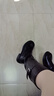 ZHR则则长筒靴子女冬不过膝厚底骑士靴复古西部旅游加绒女靴BL323A黑色37 实拍图