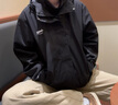 吉普（JEEP）冲锋夹克衣男女同款三合一两件套保暖防风加绒外套 幻影黑 3XL 实拍图