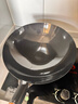 荣事达（Royalstar）章丘炒锅无涂层铁锅锻打家用炒菜锅不粘锅圆底燃气灶专用34带盖 实拍图