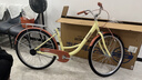 永久载人变速自行车成人女通勤亲子单车学生女士带娃可选充气/实心胎 铆钉座-经典黄【双层铝轮 密封轴】 26寸【适合：155-175cm】 实拍图