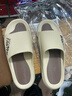 回力运动拖鞋男浴室内户外减震防滑厚底凉拖鞋HL39651卡其色46-47码 实拍图