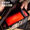 得力（deli）双层托盘式工具箱不锈钢车载多功能维修收纳盒五金工具收纳箱 实拍图