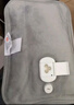 彩虹热水袋暖手宝充电暖宝宝暖水袋注水暖手袋热敷暖肚子暖脚 灰色 实拍图