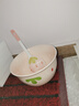 草莓陶瓷碗勺家用高颜值米饭碗少女心甜品碗釉下彩餐具套装 【2件套】浅粉草莓1碗1勺 实拍图