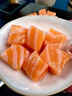 尚致挪威三文鱼冰鲜三文鱼刺身中段进口即食当天现切大西洋鲑生吃鱼片 挪威进口 三文鱼丁 400g 净重 实拍图