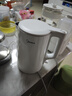美的（Midea）电热水壶家用烧水壶小容量 0涂层 食品级304不锈钢 双层防烫 全钢无缝  1.5L容量 1566 实拍图