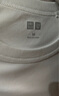 优衣库合作款女装大师T圆领T恤短袖正肩素色白T474404 00 白色 S /155/80A 实拍图