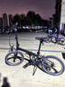 大行（DAHON）经典P8折叠自行车成人20英寸8速男女式通勤运动单车KBC083 消光黑【经典版】 实拍图