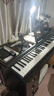 特伦斯电子琴88键折叠琴成人儿童初学电钢键盘教学乐器V10家用便携钢琴 典雅黑+原装琴包 实拍图