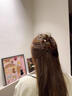 两世欢不硌头鲍鱼抓夹女弧形盘发发夹后脑勺头发鸭嘴夹开车做瑜伽都不掉 浅咖红大号 实拍图