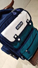 Edison小学生书包护脊减负反光大容量防泼水防下坠儿童背包2213-1蓝绿 实拍图
