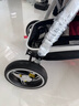 纽贝耳newber婴儿车 婴儿推车 婴儿车0-3岁用折叠可坐可躺带减震 可换向 黑白  UV遮阳+防蚊罩 实拍图